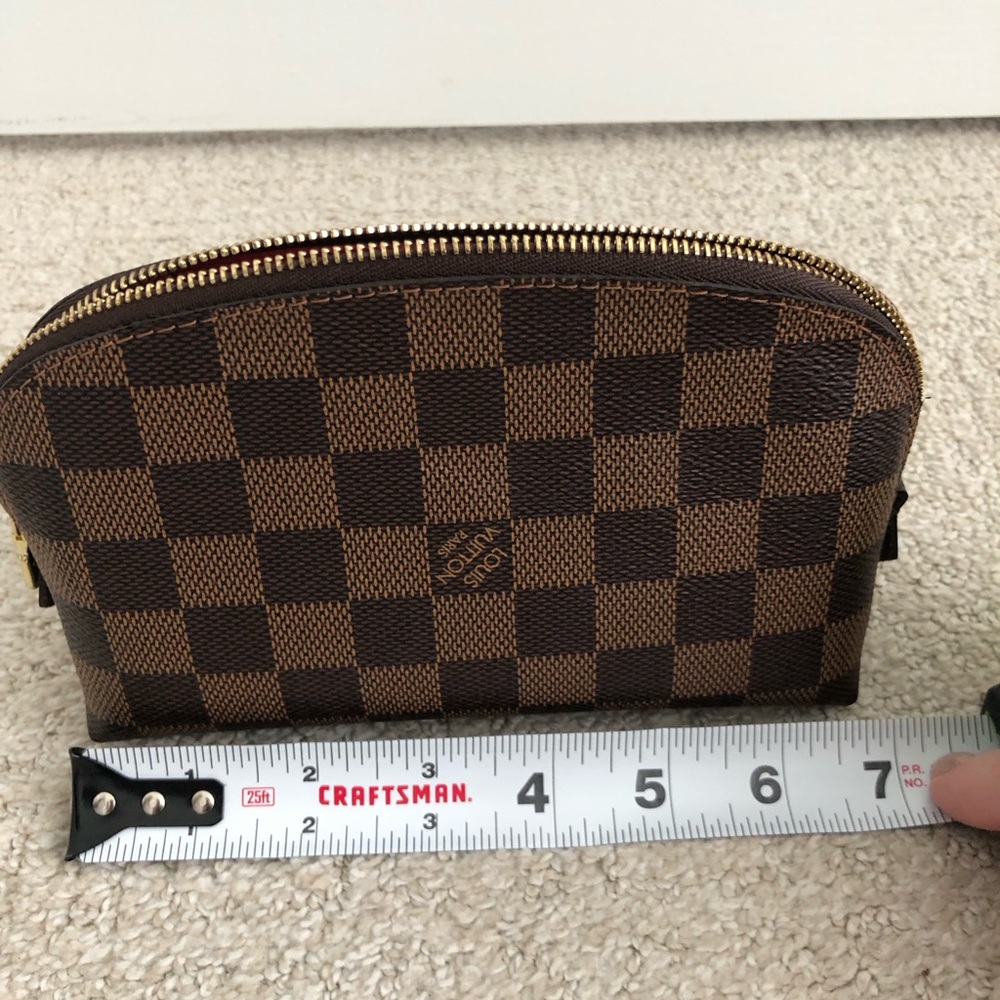 Louis Vuitton Rare Damier Ebene cosmetic pouch